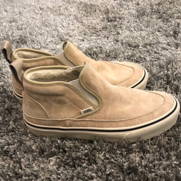 vans fleece shoes